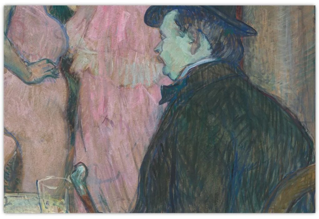 Tablou - Henri de Toulouse-Lautrec, Maxime Dethomas, reproducere (90x60 cm)