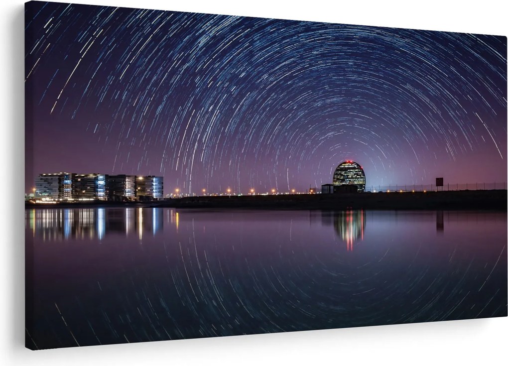 Tablou cu cerul nocturn și stele (90x60 cm)