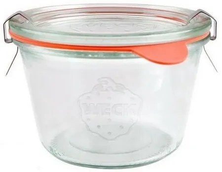 Set de borcane Weck Sturz din 6 bucăți 370 ml cu accesorii, diametru 100 mm