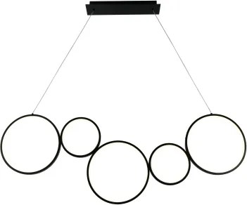 Brilagi - Lustră LED suspendată pe cablu ECHO LED/60W/230V 4000K 100 cm negru