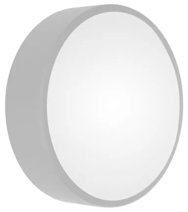 Plafonieră de exterior cu senzor CLEO 2xE27/24W/230V d. 30 cm gri IP54