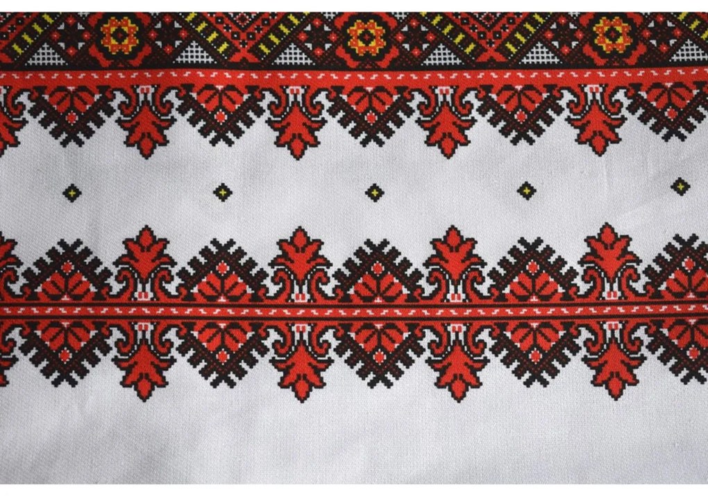 Fata de masa MOTIVE TRADITIONALE II XXL CASA GINO® , bumbac 100%, 160X210, masa 8 persoane