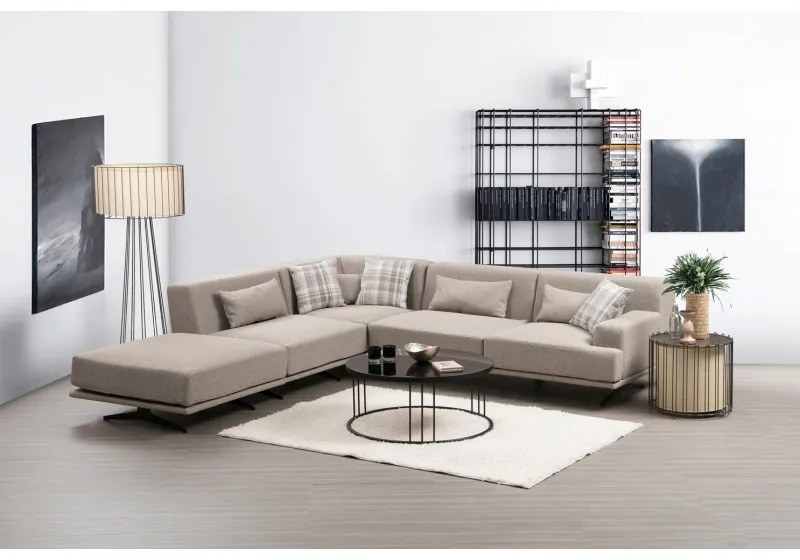 Canapea Tip Coltar Bentley Corner (PUF-O1-C-3R) 302 X 80 X 302