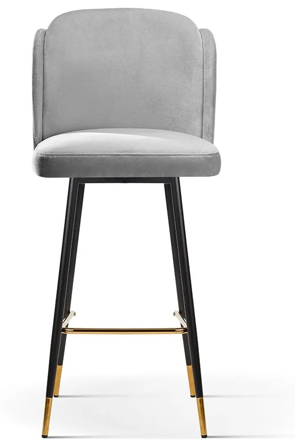 Scaun de bar Beetle M 60 cm negru/auriu