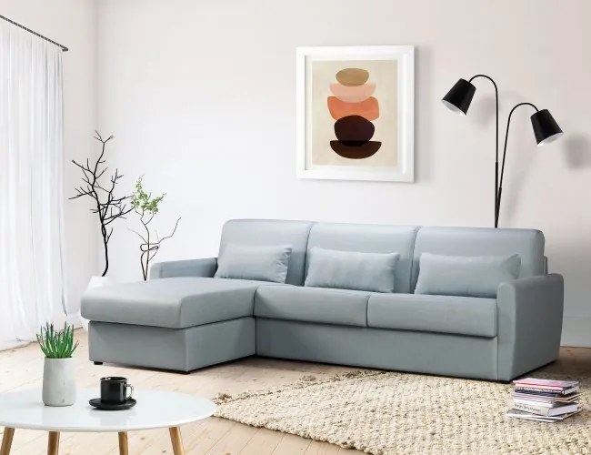Coltar extensibil universal (pe stanga sau pe dreapta), Norine Blue, l260xA169xH87 cm