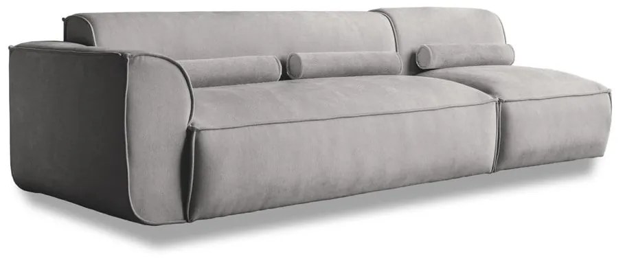 Șezlong modular gri deschis (cu colț pe partea stângă ) Flex Felix – Miuform