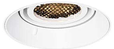 Set de 6 spoturi încastrate moderne albe GU10 rotunde fără ramă - Oneon Honey