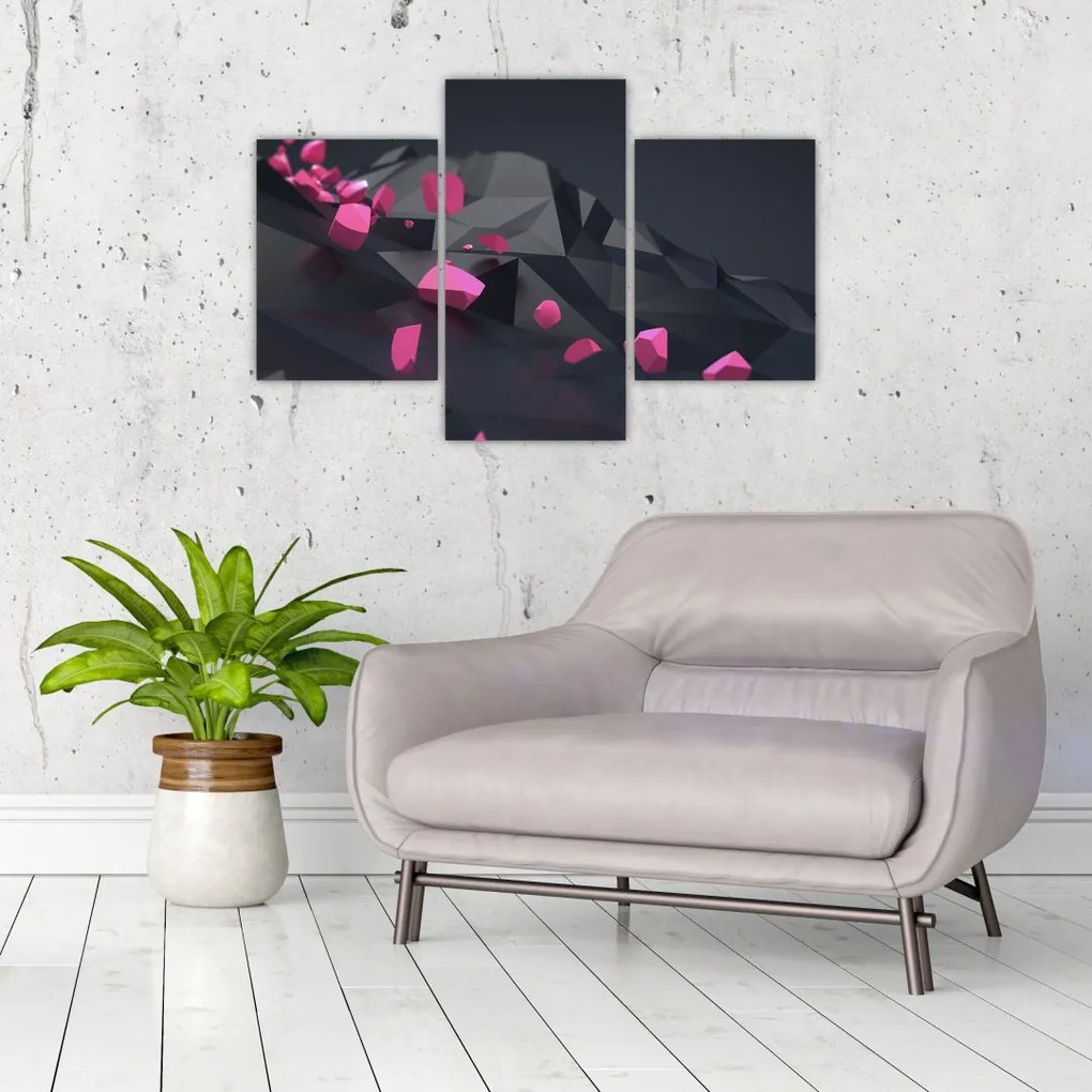 Tablou 3D abstracție (90x60 cm)