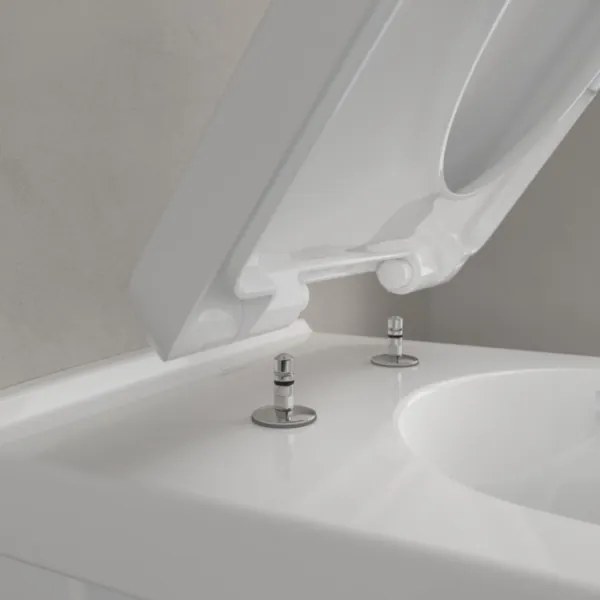 Villeroy & Boch O.NOVO 5660HR01 - Vas WC suspendat cu capac SoftClose, ceramică/albă