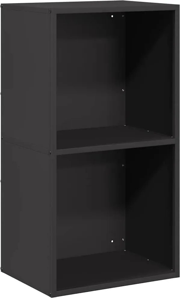 vidaXL Suport pentru lemne de foc negru Oțel laminat la rece