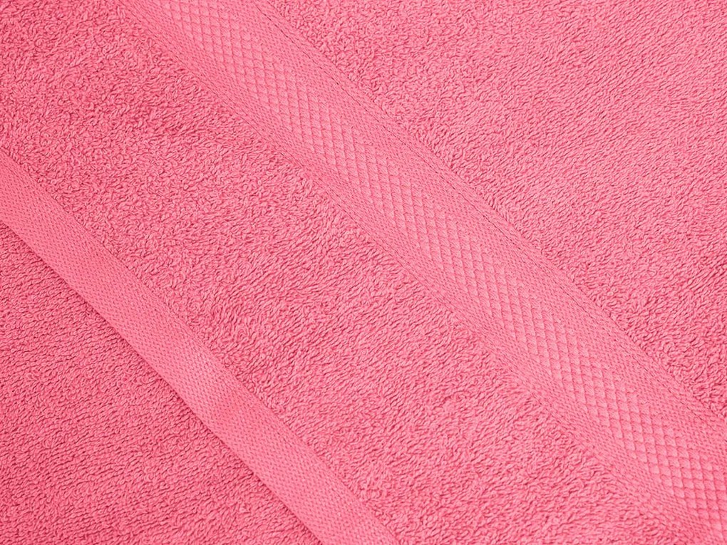 1x prosop mare CLARYSSE ELEGANCE 70x140 cm + 1x prosop CLARYSSE 60x110 cm 100% bumbac, coral