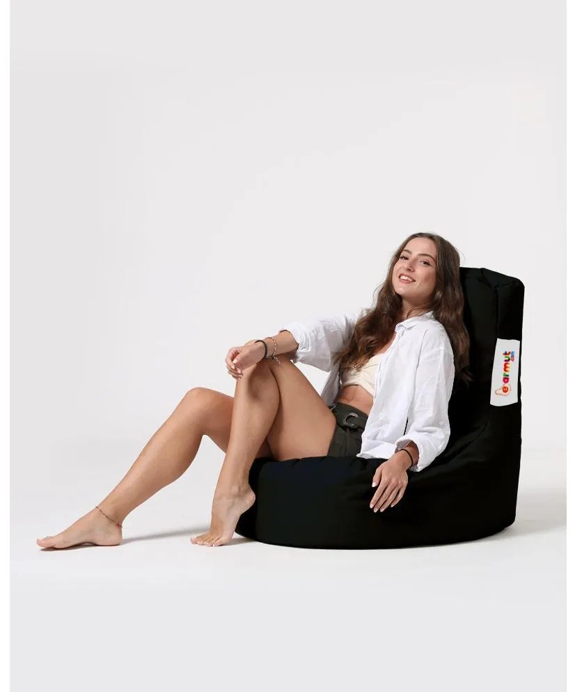 Fotoliu puf Lerna (Negru). Promo -6%. 1101680