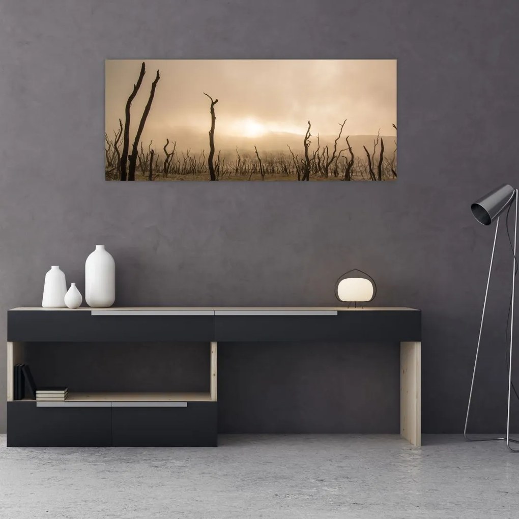 Tablou - Copaci goi (120x50 cm)