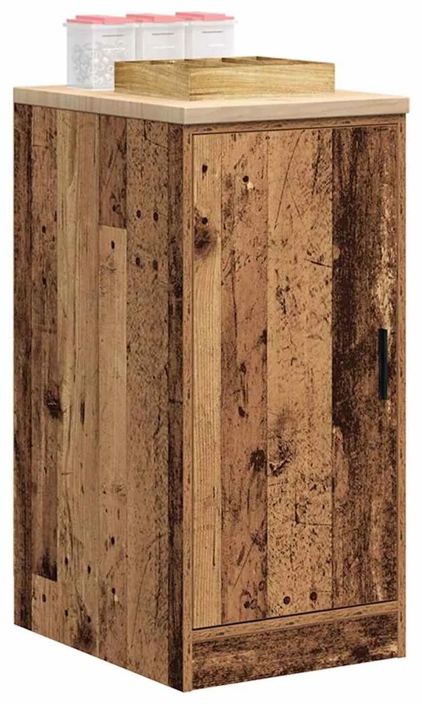 vidaXL Dulap depozitare garaj lemn vechi 40x51x85 cm lemn masiv de pin