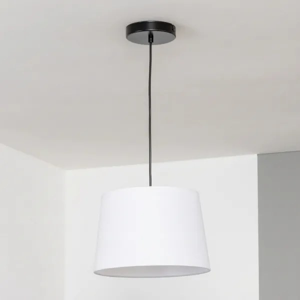 Brilagi - Lustra LED suspendată pe cablu CERIA 1xE27/40W/230V Ø 30 cm albă