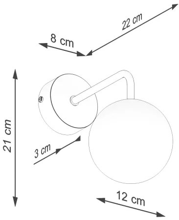 Lampă de perete Sollux SL.1661 ASTRAL 1xG9/8W/230V negru