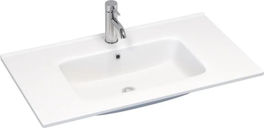 Lavoar încastrat LILLESNAD 81x46 cm ceramică/albă