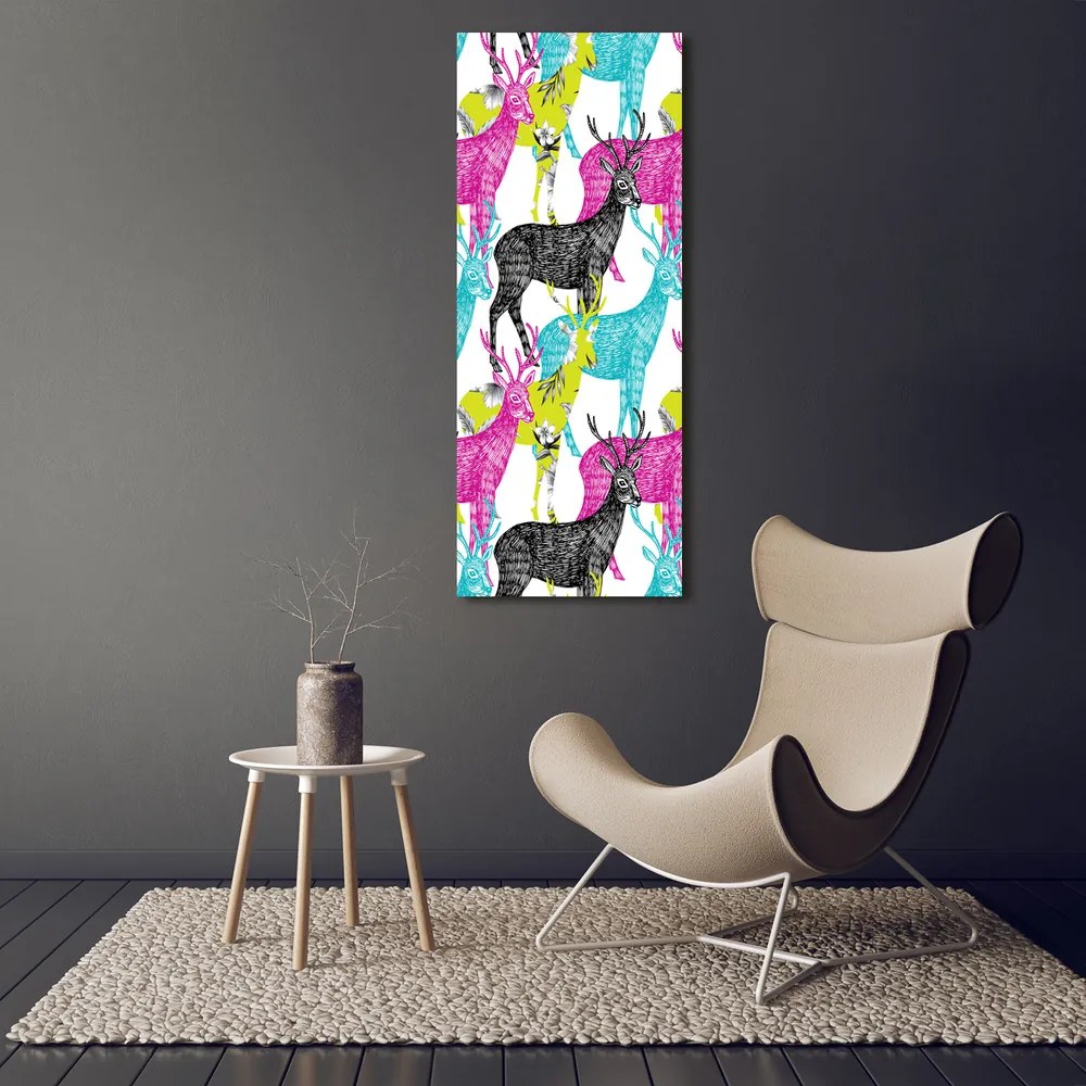 Tablou canvas Cerb colorat