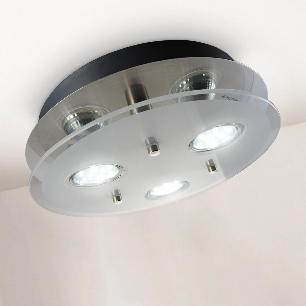 BKLICHT LED Plafoniera DINORA 25/7 cm