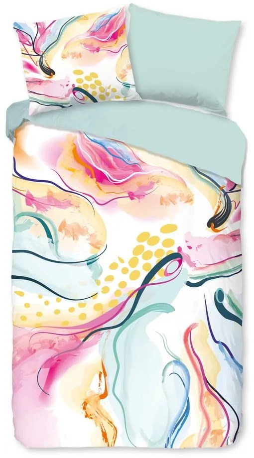 Lenjerie de pat din bumbac pentru pat de o persoană, extinsă 140x220 cm Magic – Good Morning