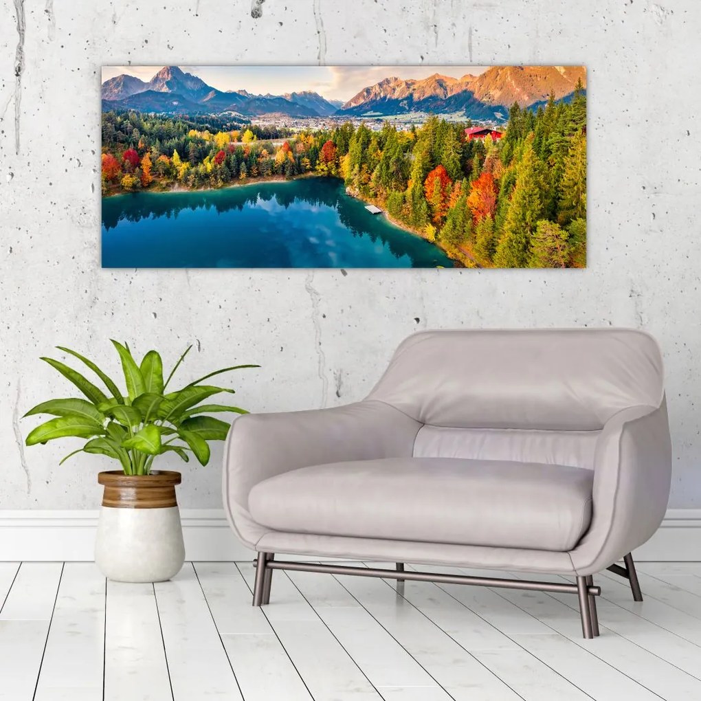 Tablou - Lacul Urisee, Austria (120x50 cm)