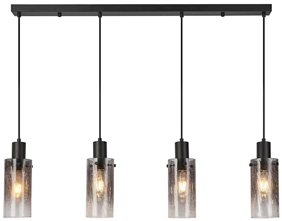 Lustră pe cablu Rabalux 72039 FUMEA 4xE27/60W/230V