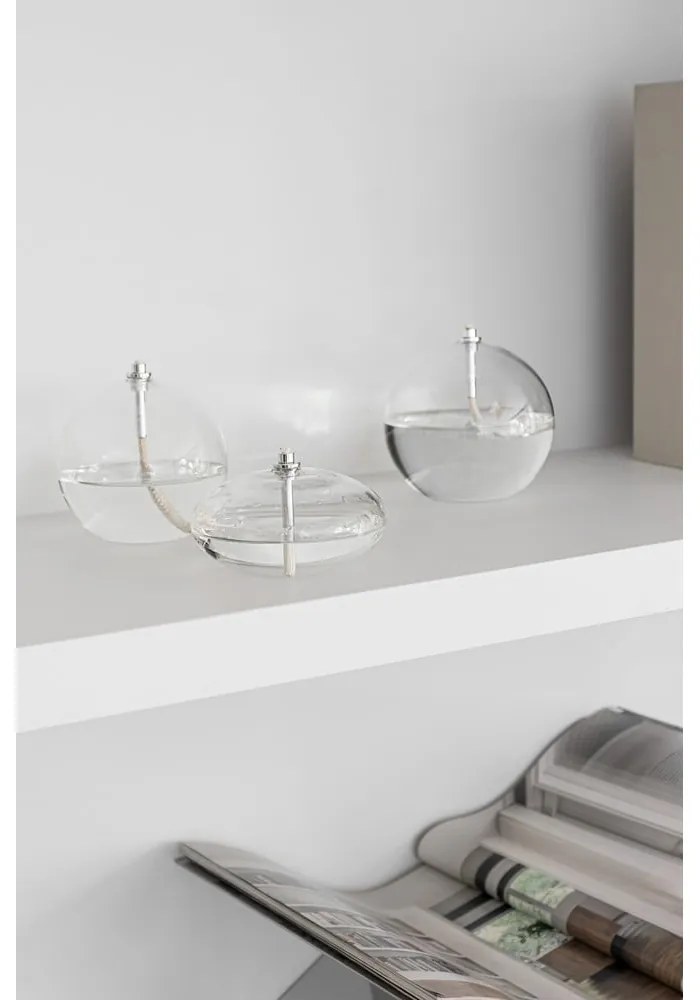 Lampă cu ulei din sticlă (înălțime 11 cm) Aura – Mette Ditmer Denmark