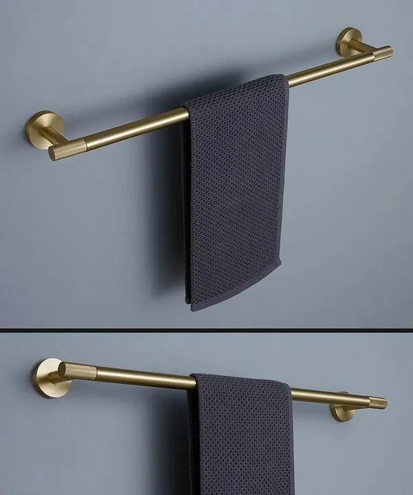 Cuier de baie 6603 Modern auriu periat