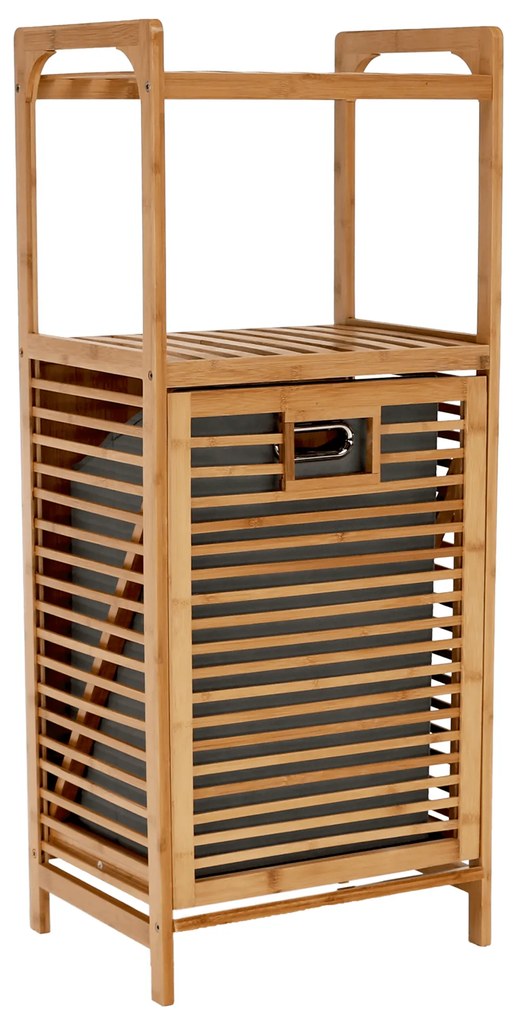 Cos de rufe, bambus natural / gri, KERI NEW