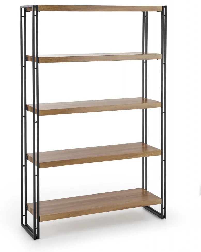 Raft Bolivar REG2 stejar auriu/negru H155 cm