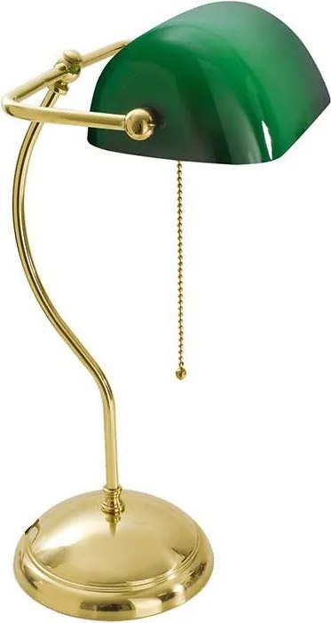 Lampa de birou din alama design clasic Banker