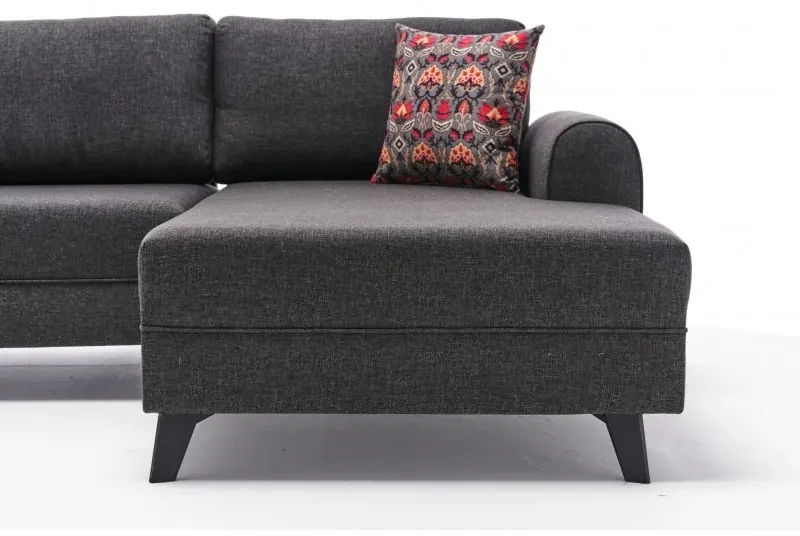 Canapea Tip Coltar in Forma de U Belen - Anthracite