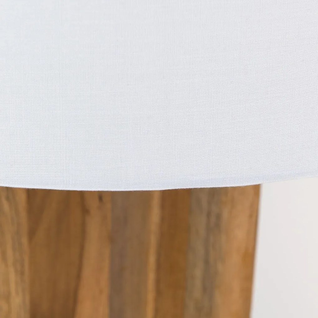Veioza/Lampa de masa lemn design decorativ DALLAS