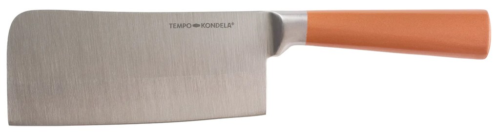 TEMPO-KONDELA LEROJ, set de cu?ite într-un suport, 8 buc., roz auriu