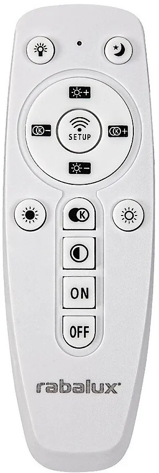 Lustra LED cu telecomanda cu 2 inele metal auriu Beliza