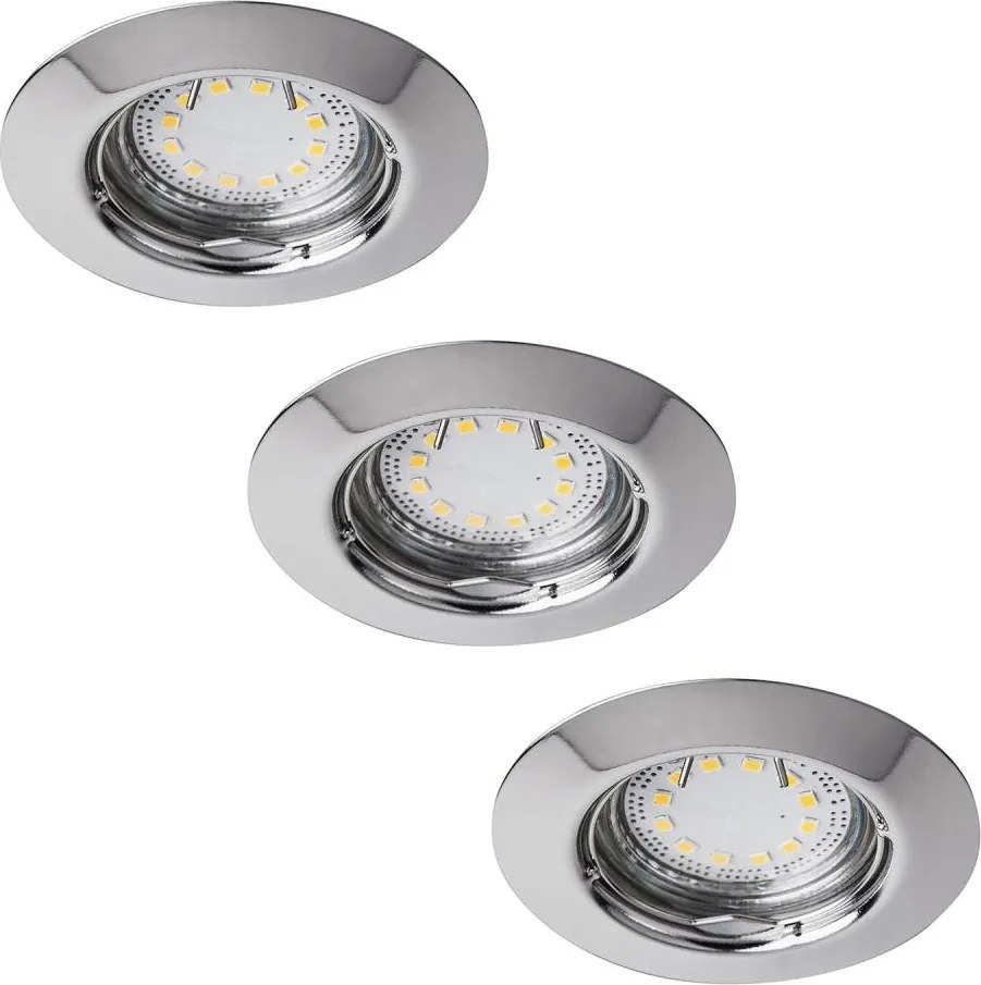 Rabalux 1047 - Set de 3 spoturi LED încastrate LITE, 3x GU10-LED/3W/230V
