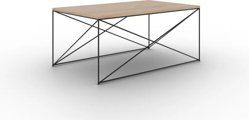 Masuta de cafea, Dante 2, ADRK Furniture (Culoare: Negru / Beton)