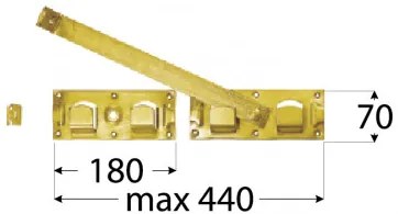 Zavor model WBR (Finisaj: Negru)