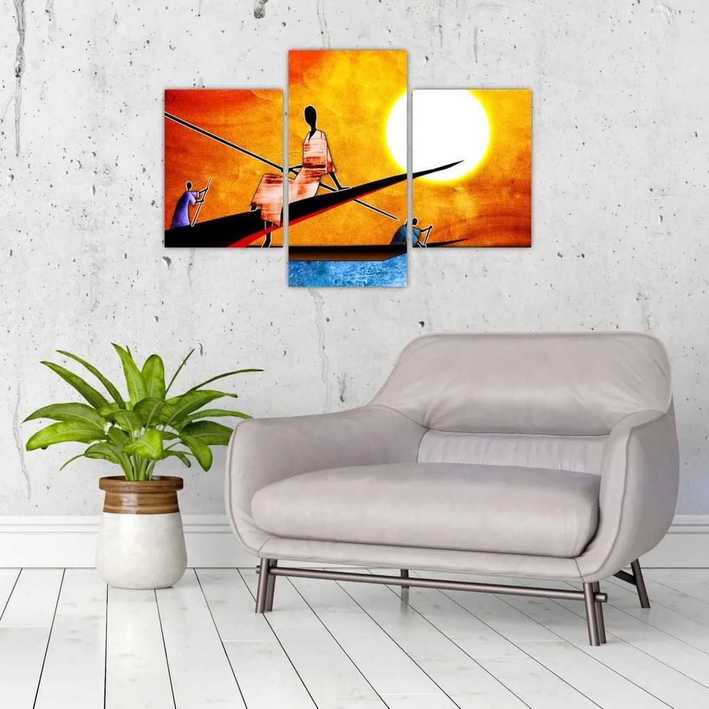 Tablou picturii epochale străveche (90x60 cm)