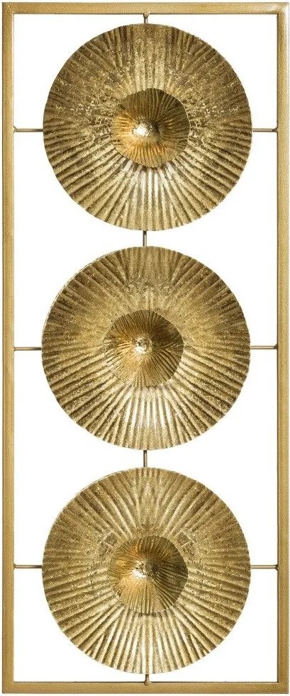 Decor de perete cu motiv de umbrele in cadru, 25 x 61 cm
