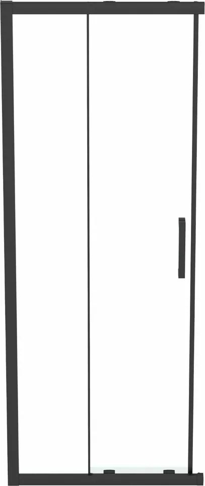 Usa glisanta cu segment fix 80 cm negru mat Ideal Standard Connect 2