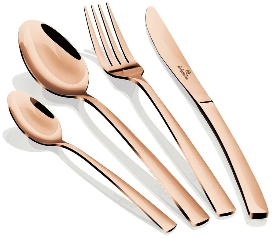 Berlinger Haus Set tacâmuri Rosegold, 16 piese Metallic Line