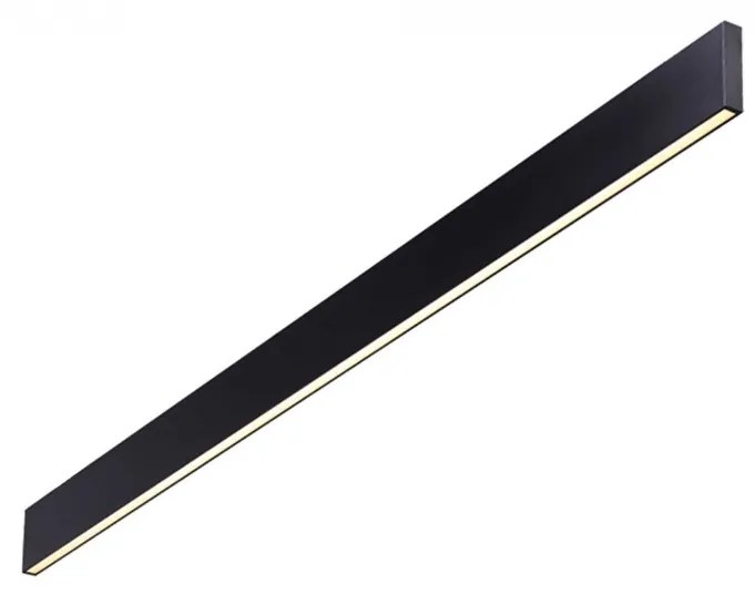 Aplica LED Linus 268071, 34W, 3850lm, lumina neutra, neagra, IP20, Ideal Lux