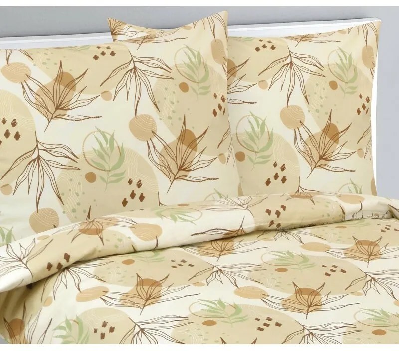 Bellatex Lenjerie de pat din flanelă Podzim, 140 x 220 cm, 70 x 90 cm