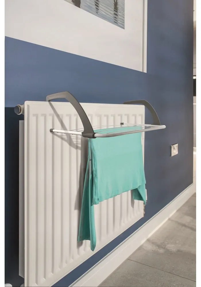 Uscător de rufe negru de agățat pe calorifer Addis 6 Bar Radiator Airer