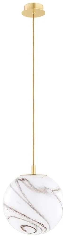 Lustra/Pendul design modern ALMIROS 25cm alama