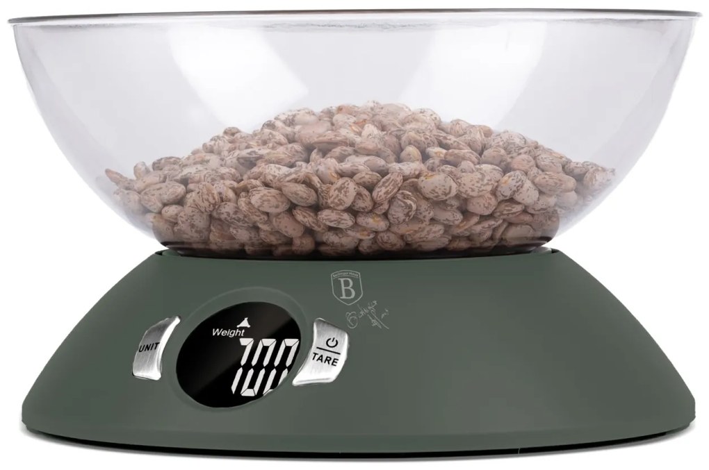 Cantar de bucatarie cu bol 5 kg Green Matt Berlinger Haus BH 9619