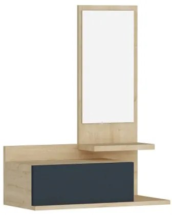 Raft cu oglindă ROZELLA 90x60 cm bej/antract