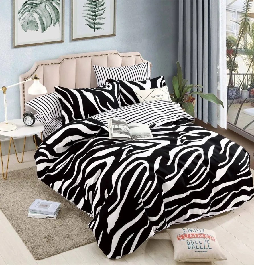 Lenjerie pat dublu, 6 Piese, Finet Premium