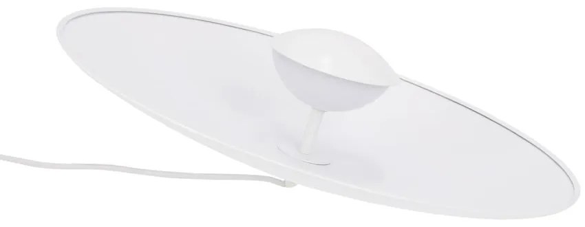 Lustră albă LED cu abajur din metal Lund – Candellux Lighting